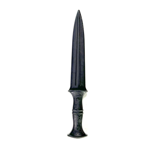 Spear Pointed Tactical Poly Training Knife Dagger Prop with 8.5 Inch Blade Geometric Pattern Handle - Prop Money Inc.