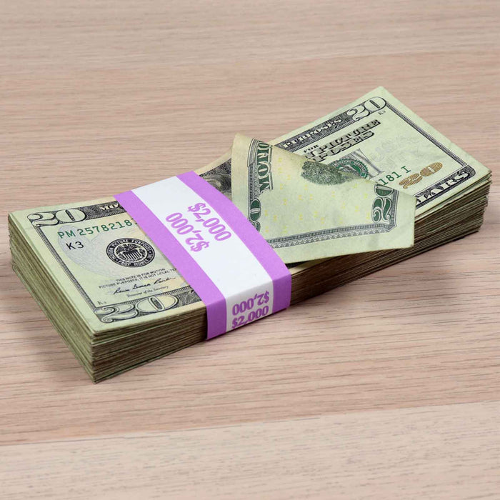 $7,000 ✔️RealAged™ New Series Stack & Band Pack | Full Print - Prop Money Inc.