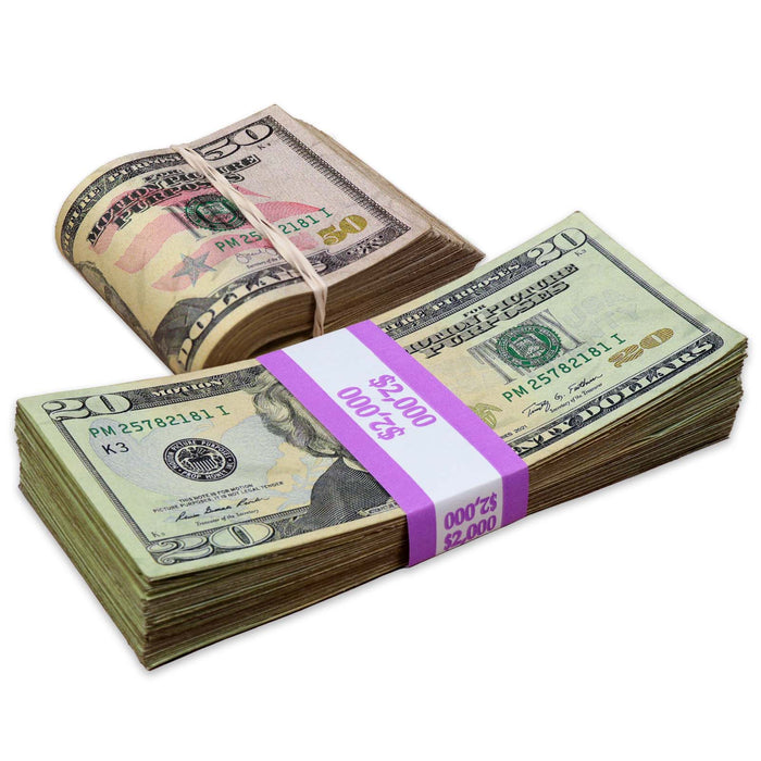 $7,000 ✔️RealAged™ New Series Stack & Band Pack | Full Print - Prop Money Inc.