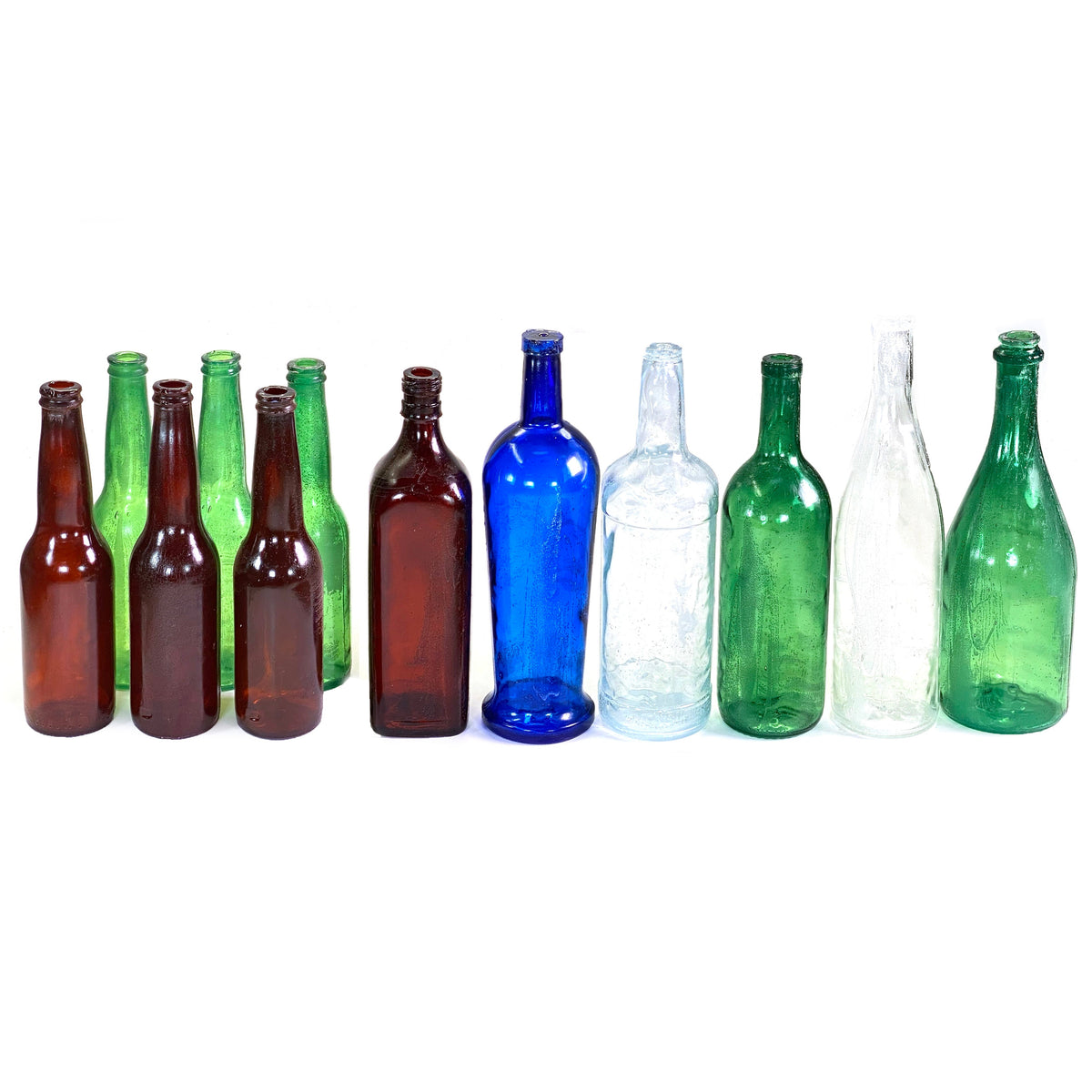 SMASHProps 12 Piece Sample Pack of Breakaway Bottle Props - Size / Color Variety - Prop Money Inc.