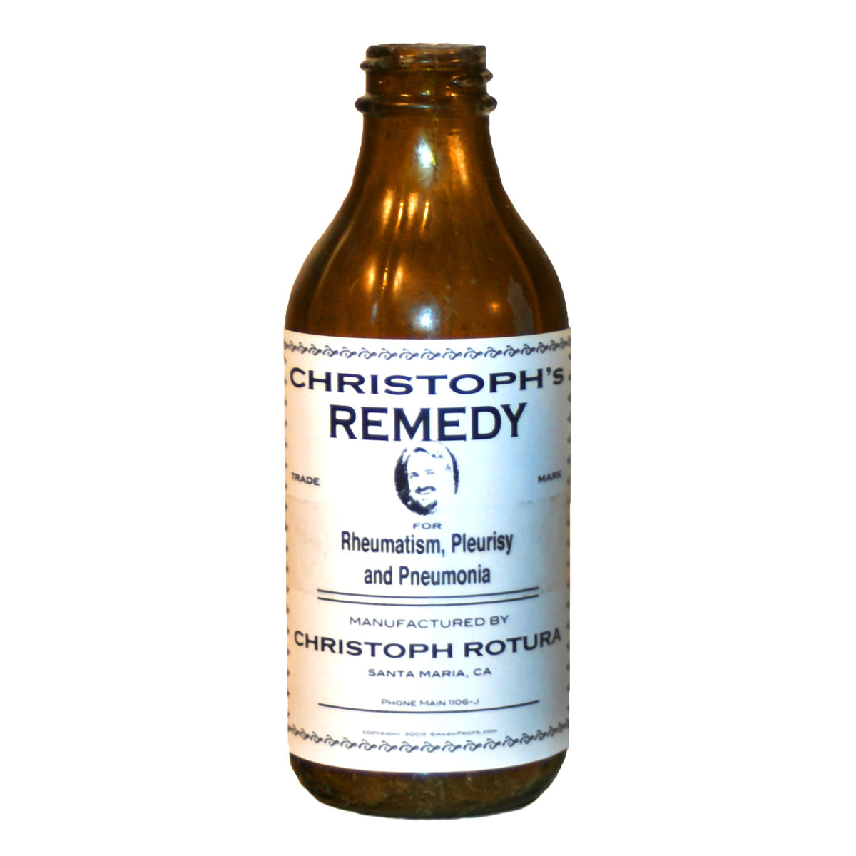 SMASHProps Breakaway Vintage Medicine Bottle Prop - Prop Money Inc.