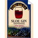 Sloe Gin Label Single Self Adhesive Label - License and Royalty Free for Film Use - Prop Money Inc.