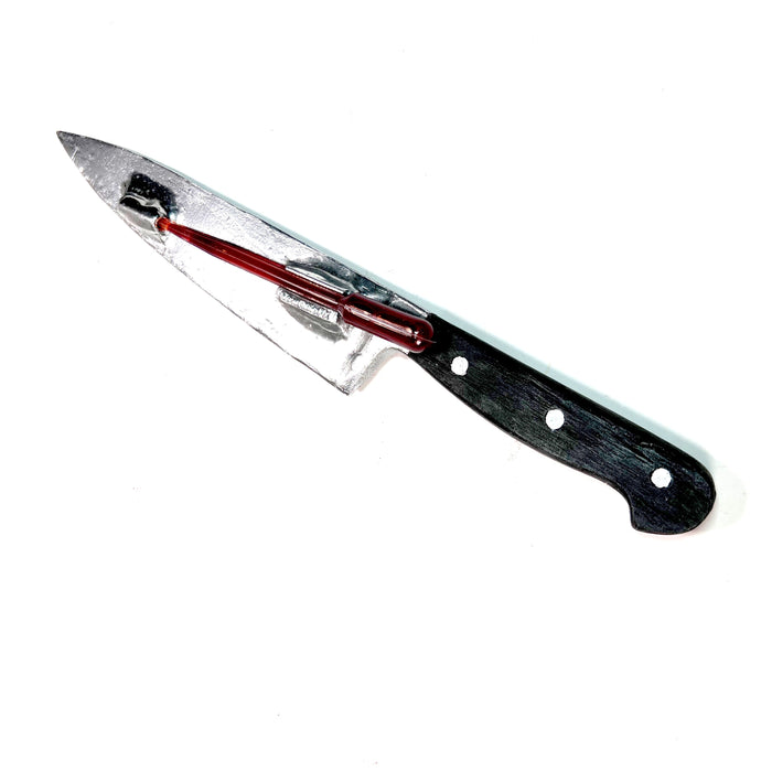 Plastic 13 Inch Chef’s Knife Silver Blade and Black Handle - Prop Money Inc.