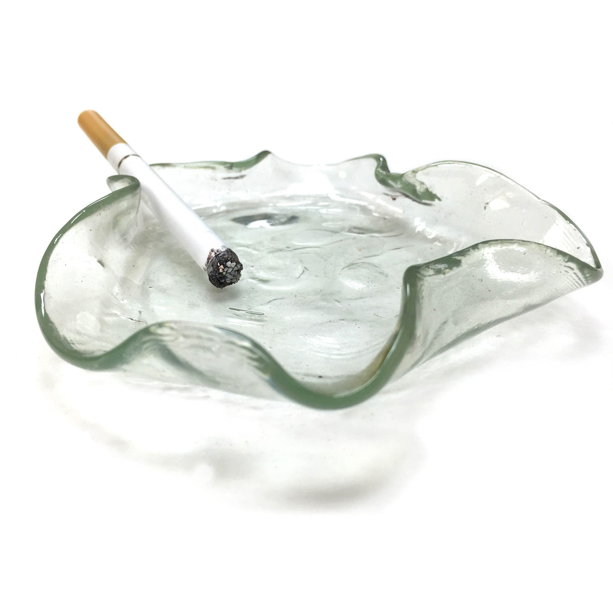 Masterwork Collection Breakaway Glass Ashtray Prop - CLEAR - Prop Money Inc.