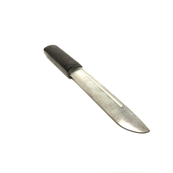 Silver and Black 9.5 Inch Training Knife - Solid Rubber Contact Prop with Safe Blade - Prop Money Inc.