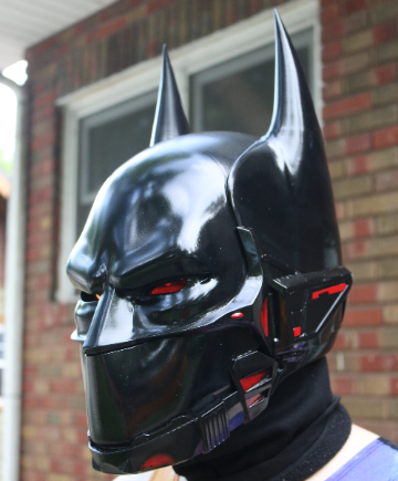 Future Cyber Hero Helmet - Cosplay Film Display Prop - Prop Money Inc.