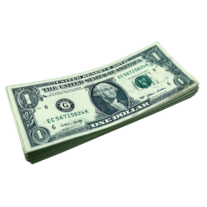 $1 Close-Up ✔️RealAged™ New Series Bills – Realistic Hero Prop Money - Prop Money Inc.