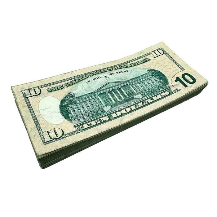 $10 Close-Up ✔️RealAged™ New Series Bills – Realistic Hero Prop Money - Prop Money Inc.