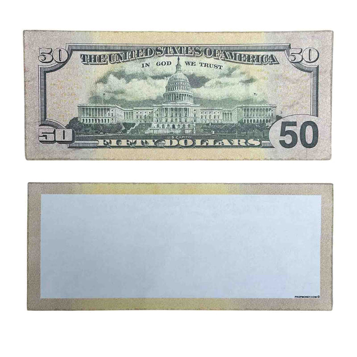 $50 Close-Up ✔️RealAged™ New Series Bills – Realistic Hero Prop Money - Prop Money Inc.