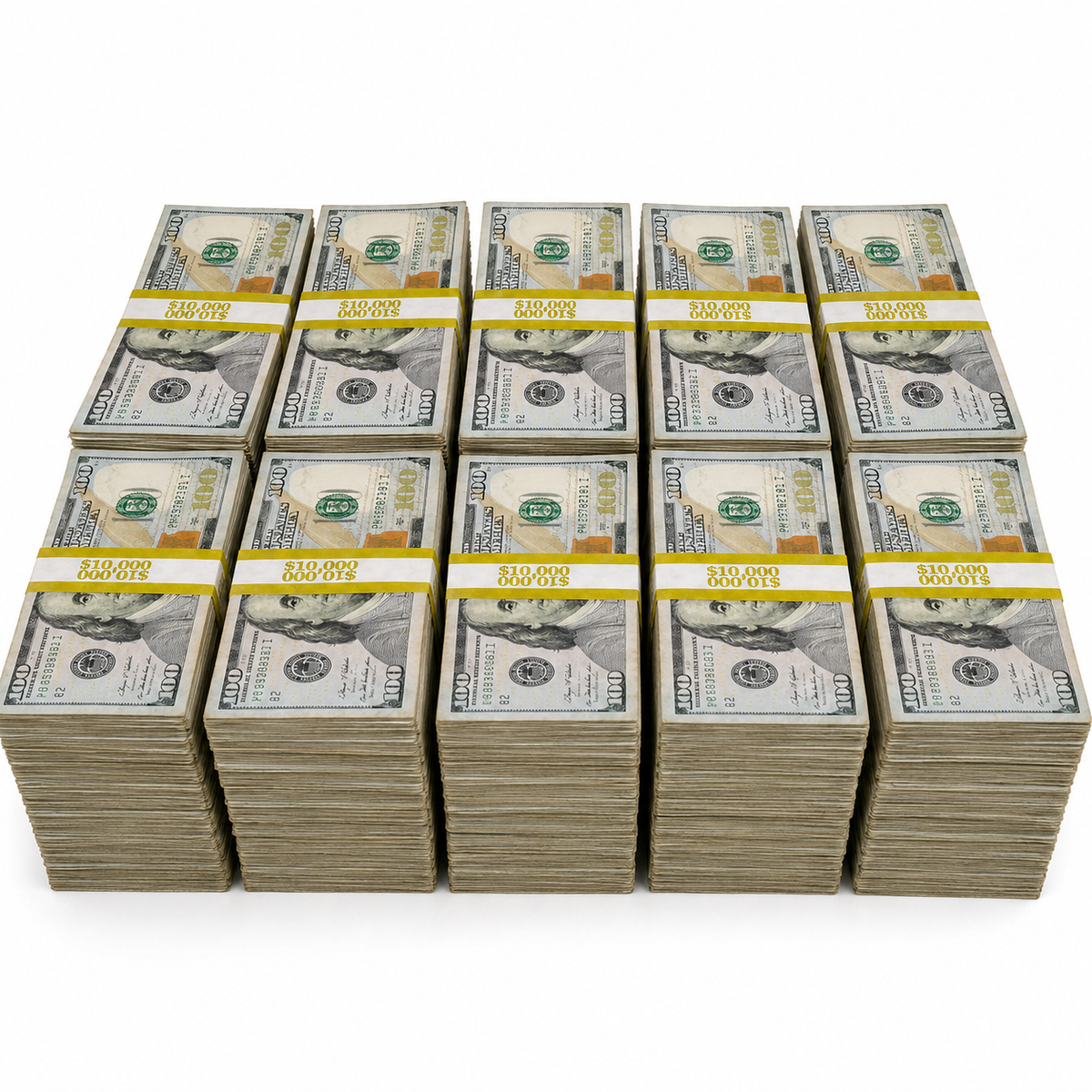 $1,000,000 RealAged® BLANK FILLER New Series Stacks