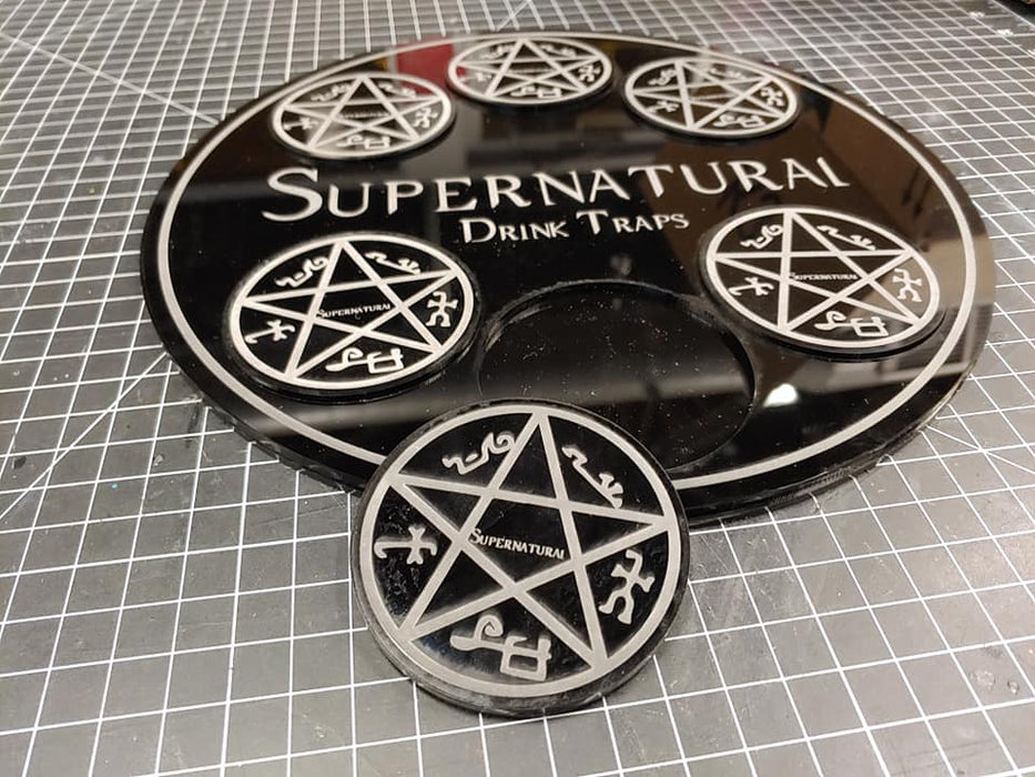 Supernatual Drink Trap Coaster Set - Prop Money Inc.