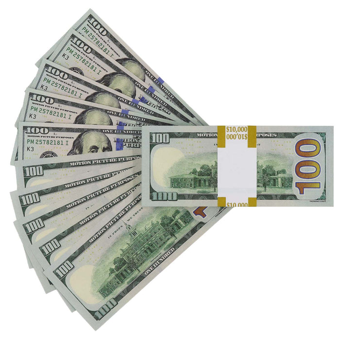 $500,000 New Series Full Print Prop Money Stacks - Prop Money Inc.