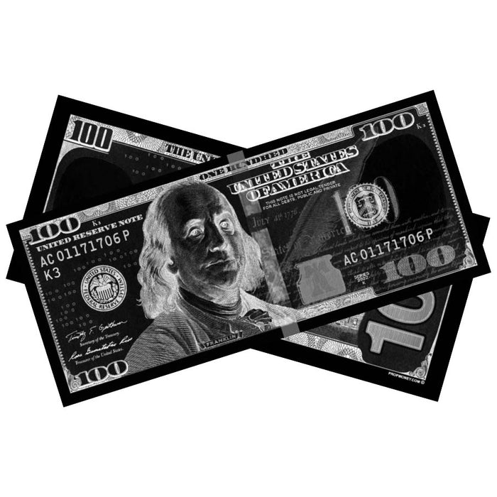 $100 New Series Black & White Bills - Prop Money Inc.