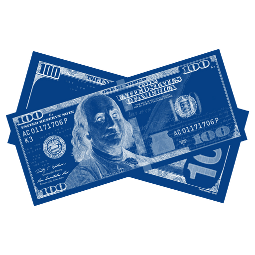 $100 New Series Los Angeles Blue Bills - Prop Money Inc.